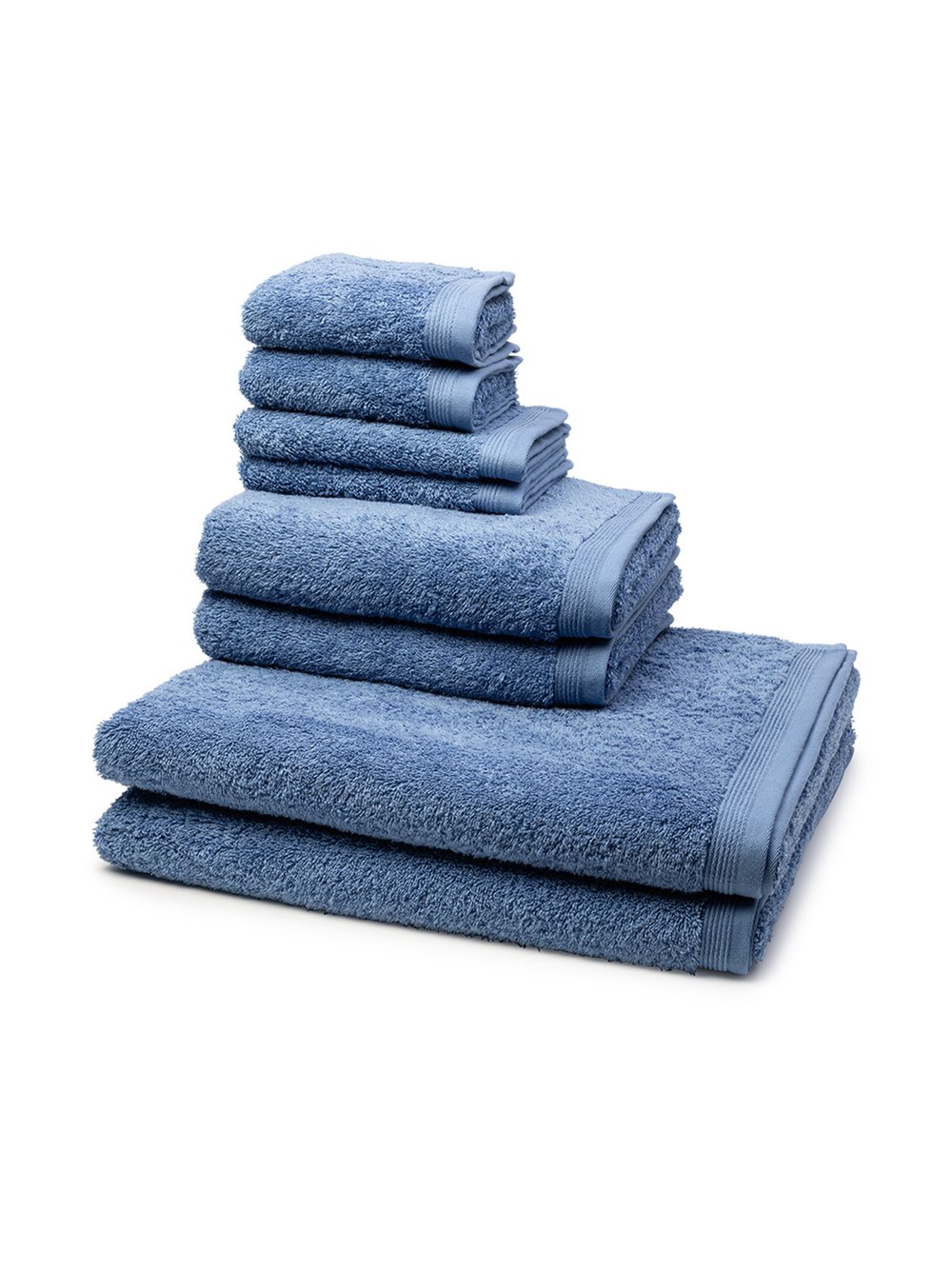Thumbnail - Möve Handtuchset 8-teilig Damen Baumwolle blau, ONE SIZE