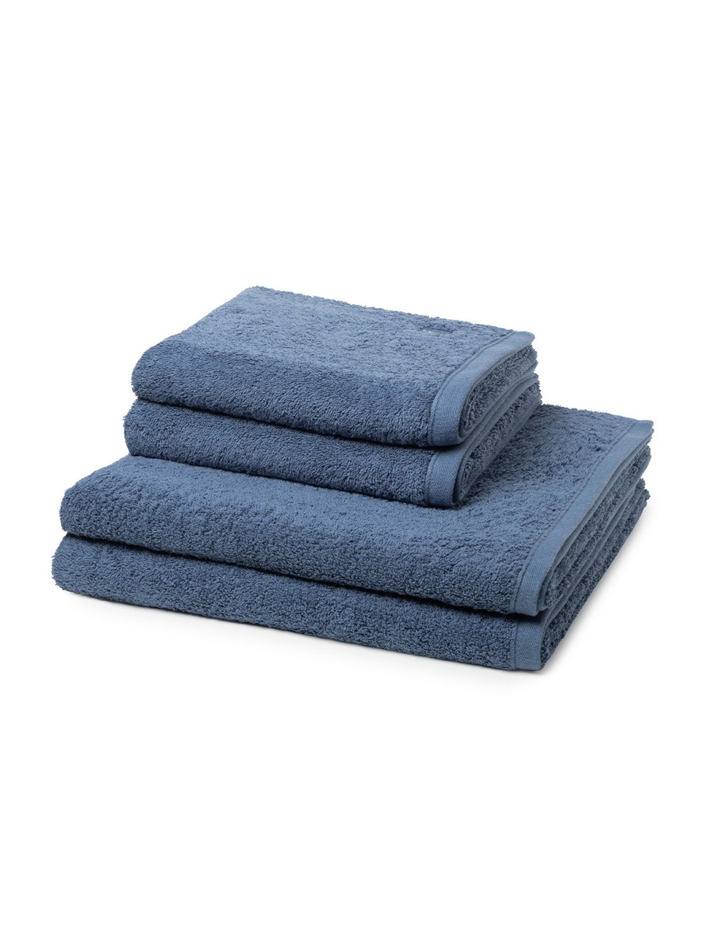 Thumbnail - Ross Handtuchset 4-teilig Damen Baumwolle blau, ONE SIZE