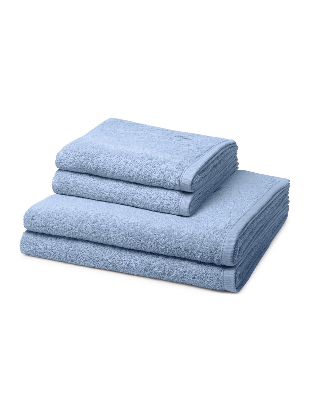 Thumbnail - Ross Handtuchset 4-teilig Damen Baumwolle blau, ONE SIZE