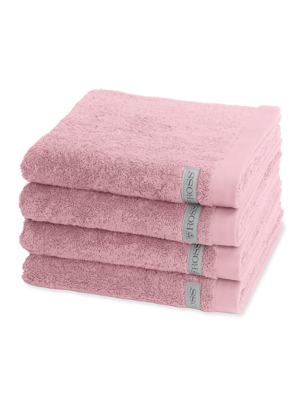 Thumbnail - Ross Handtuchset 4-teilig Damen Baumwolle rosa, ONE SIZE