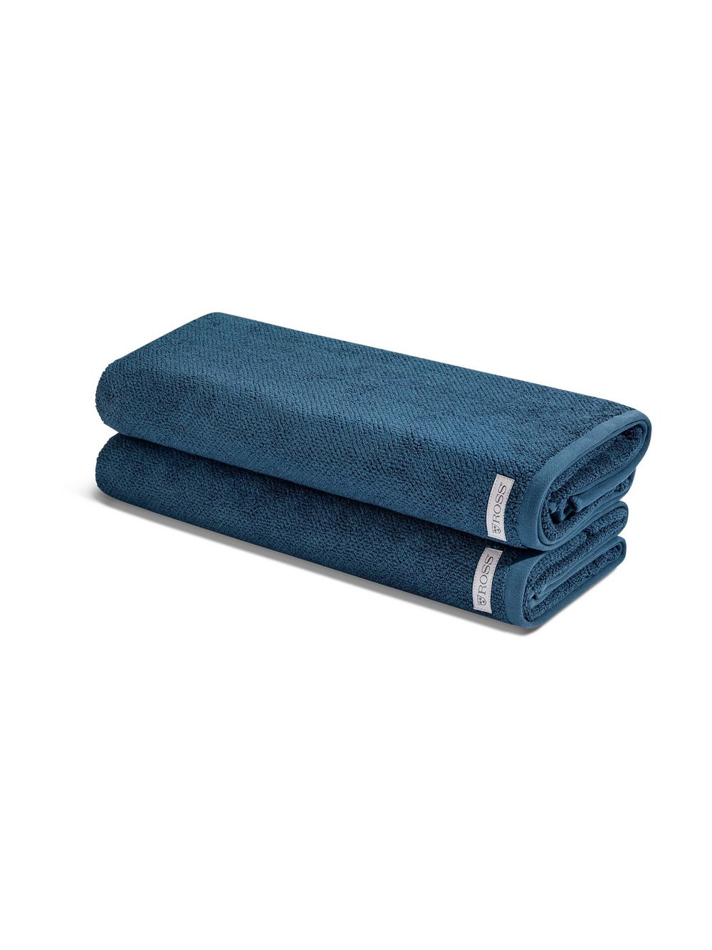 Thumbnail - Ross Handtuchset 2-teilig Damen Baumwolle blau, ONE SIZE