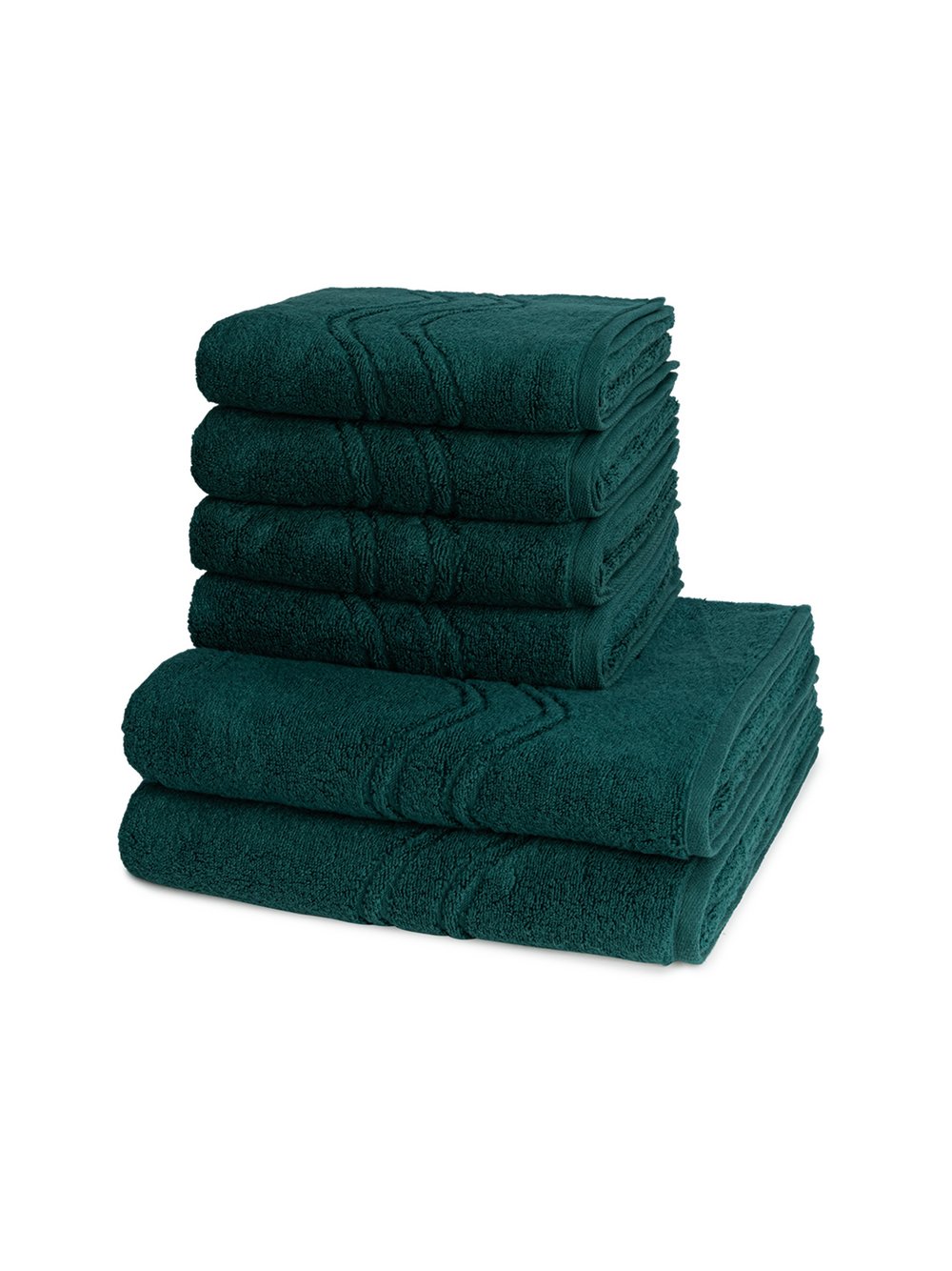 Thumbnail - Ross Handtuchset 6-teilig Damen Baumwolle grün, ONE SIZE