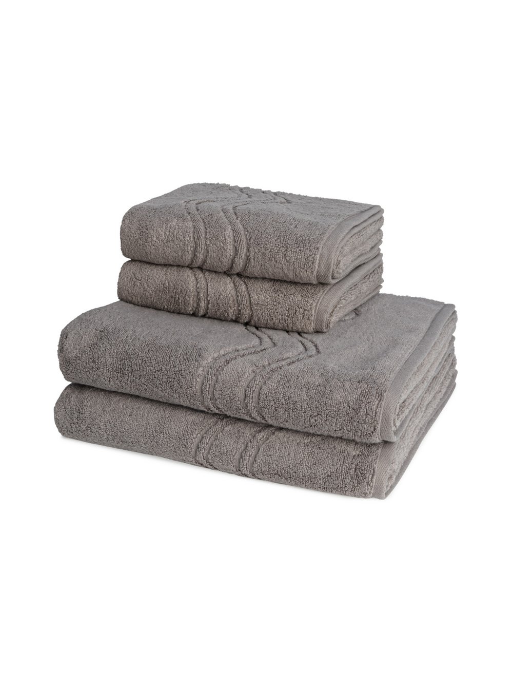 Thumbnail - Ross Handtuchset 4-teilig Damen Baumwolle braun, ONE SIZE