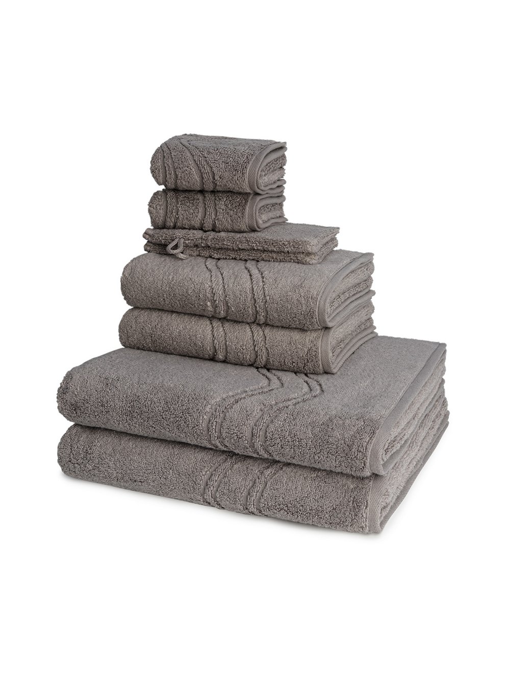 Thumbnail - Ross Handtuchset 8-teilig Damen Baumwolle braun, ONE SIZE