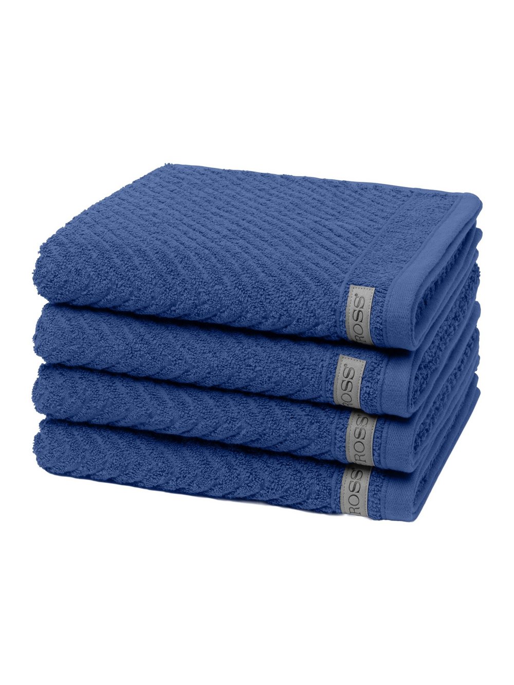 Ross Handtuchset 4-teilig Damen Baumwolle blau, ONE SIZE