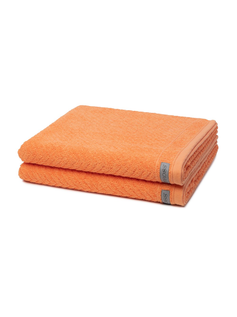 Ross Handtuchset 2-teilig Damen Baumwolle orange, ONE SIZE