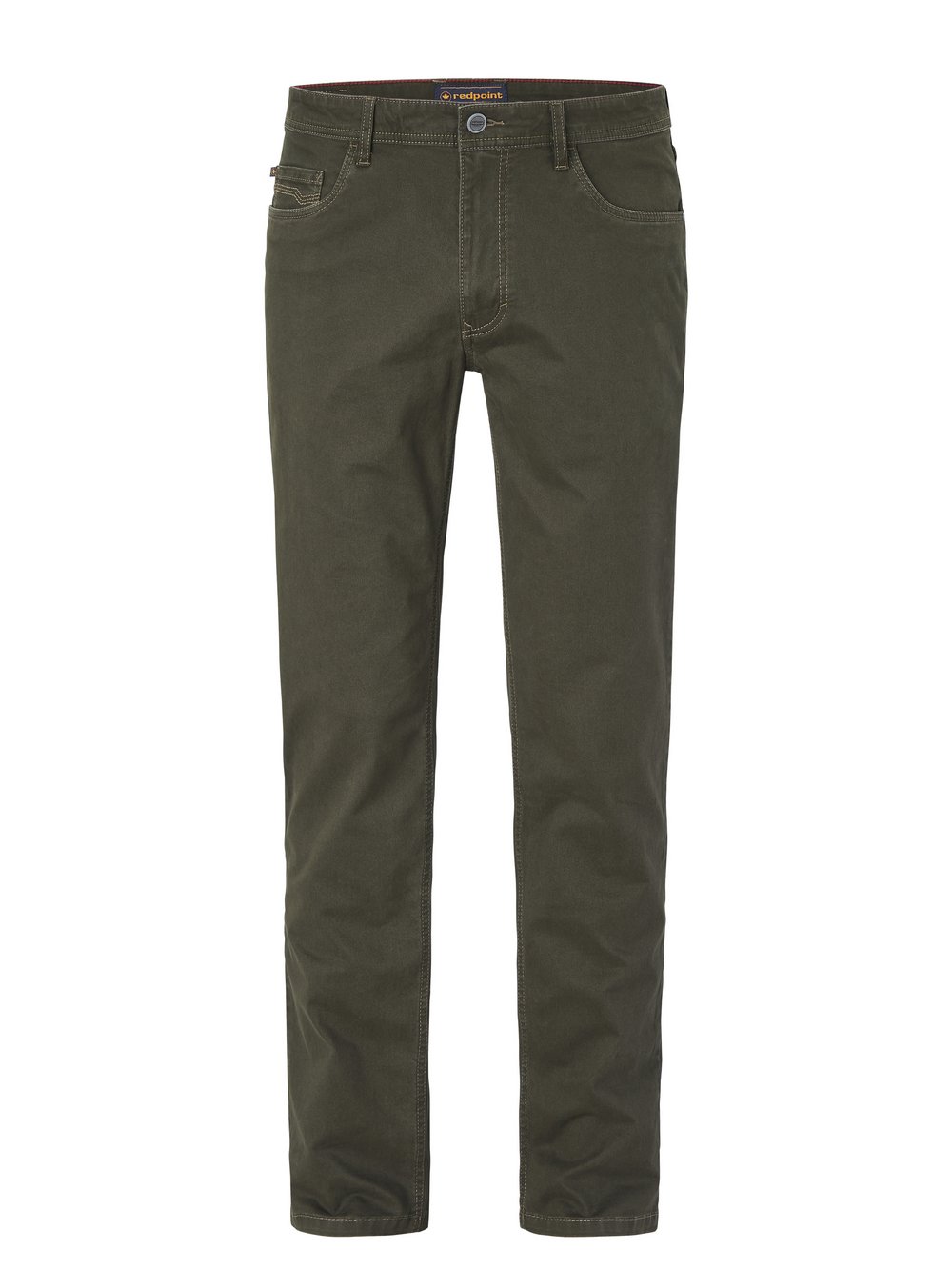 Redpoint 5-Pocket Hose Herren Baumwolle grün, 52-34