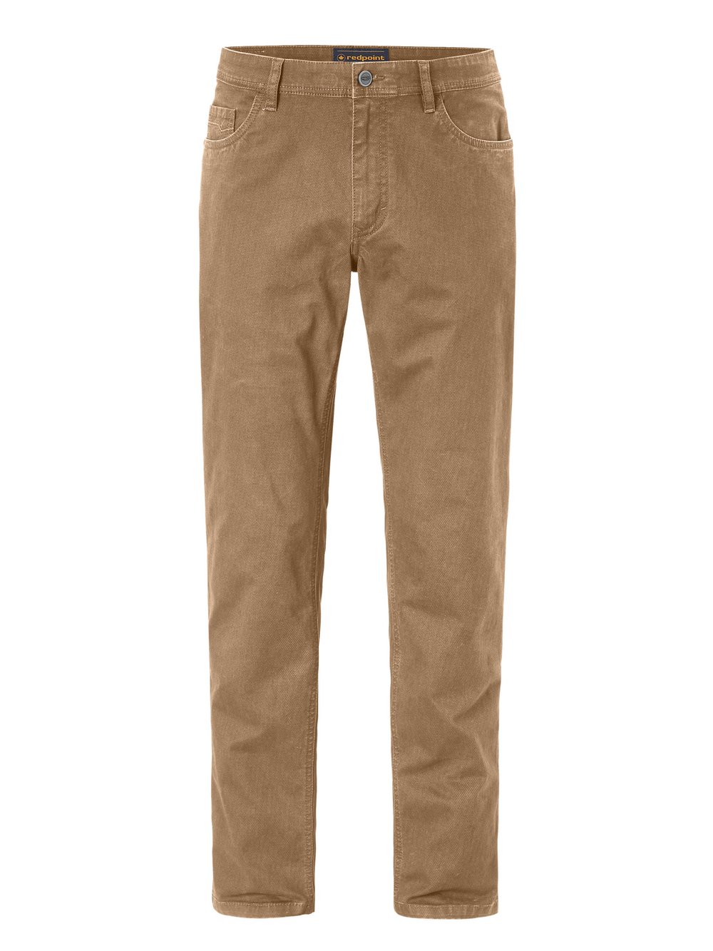 Redpoint 5-Pocket Hose Herren Baumwolle beige, 33-32