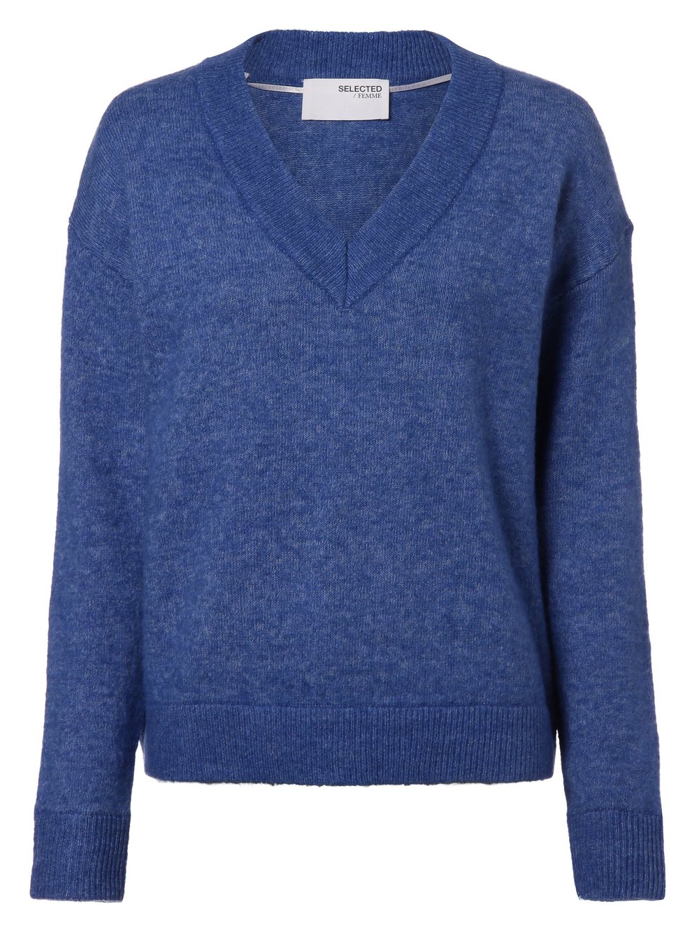 Selected Femme Pullover Damen Merino blau, L