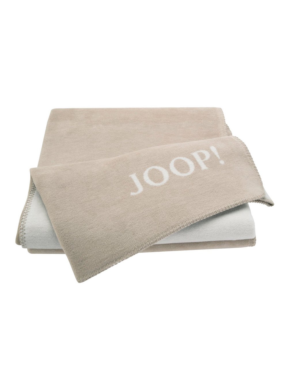 Thumbnail - JOOP! Wohndecken 1er Pack Damen Baumwolle beige, 150x200cm