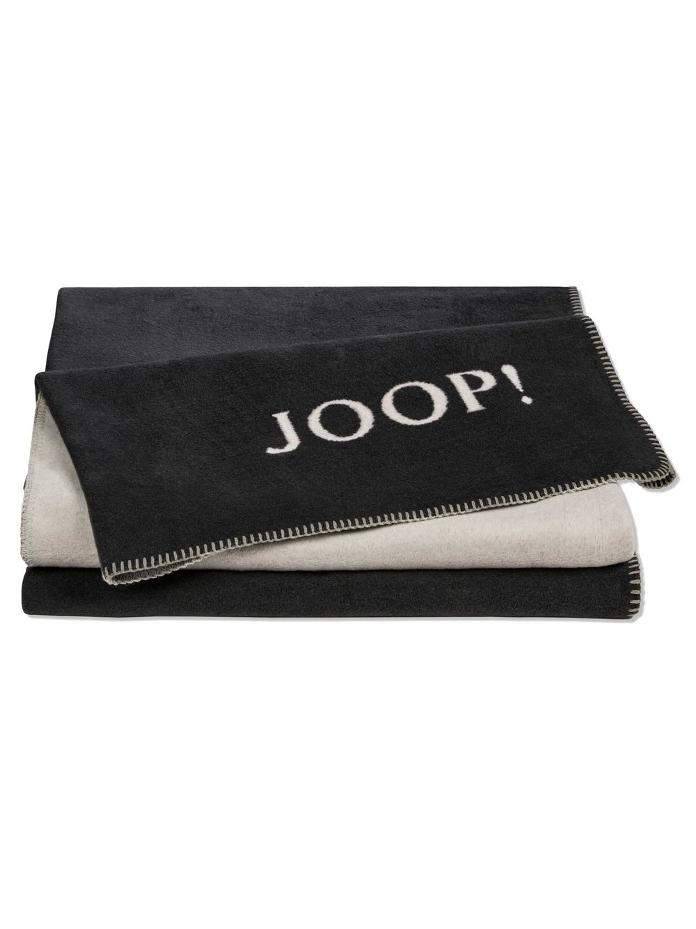Thumbnail - JOOP! Wohndecken 1er Pack Damen Baumwolle grau, 150x200cm