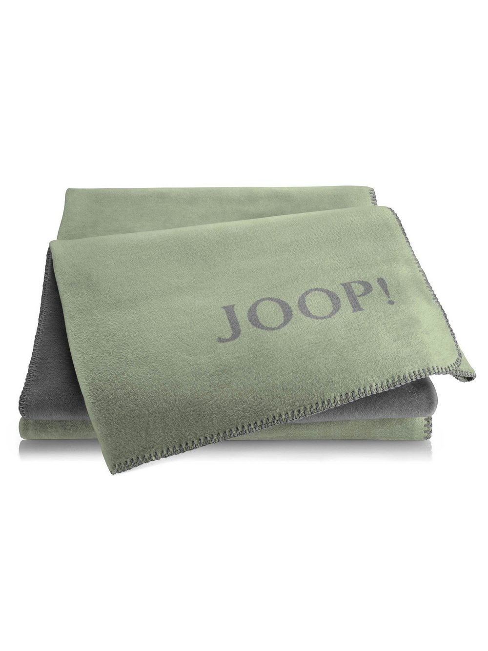 JOOP! Wohndecken 1er Pack Damen Baumwolle grün, 150x200cm