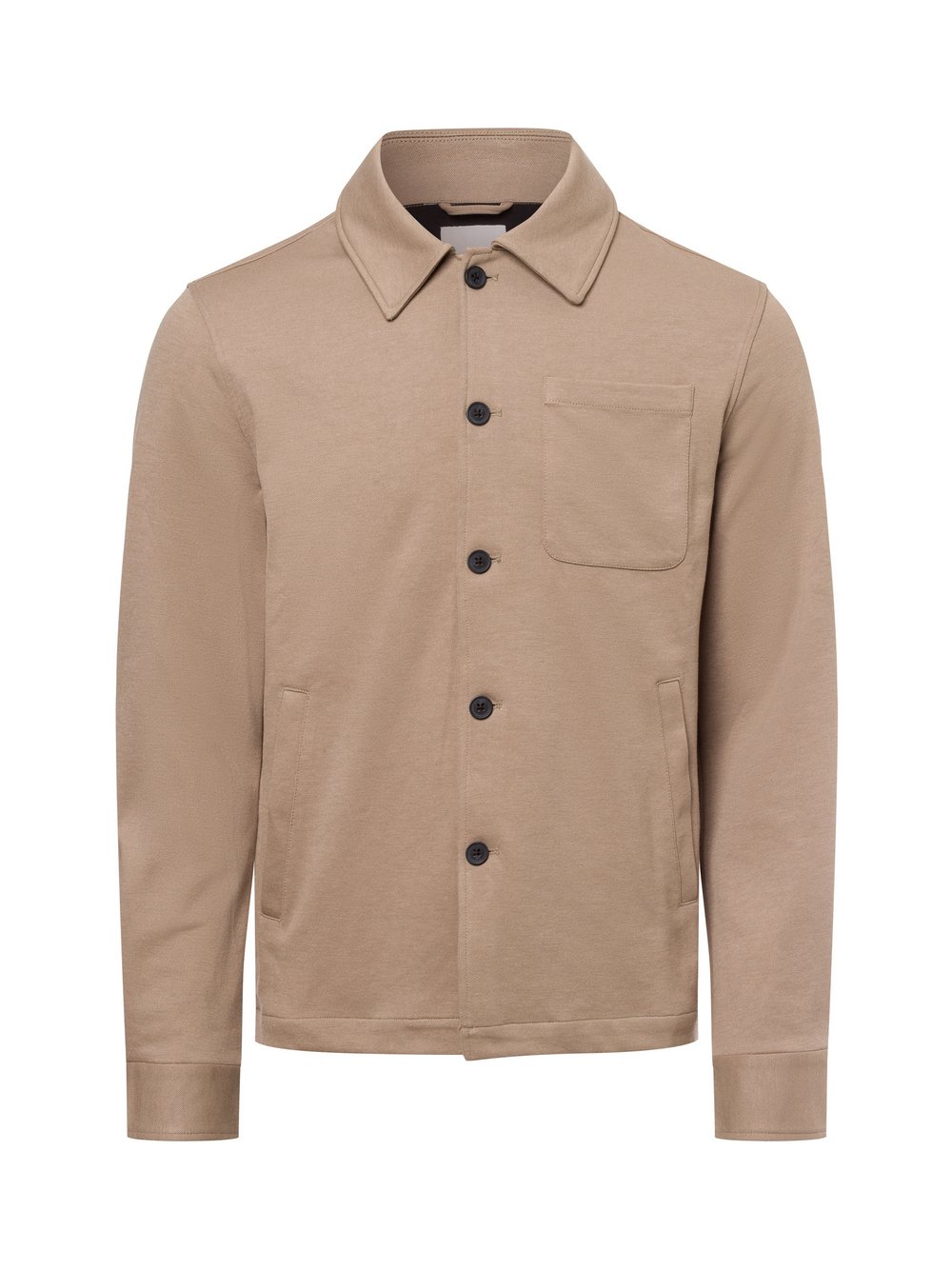 Lindbergh Hemd Herren Regular Fit Viskose beige, S