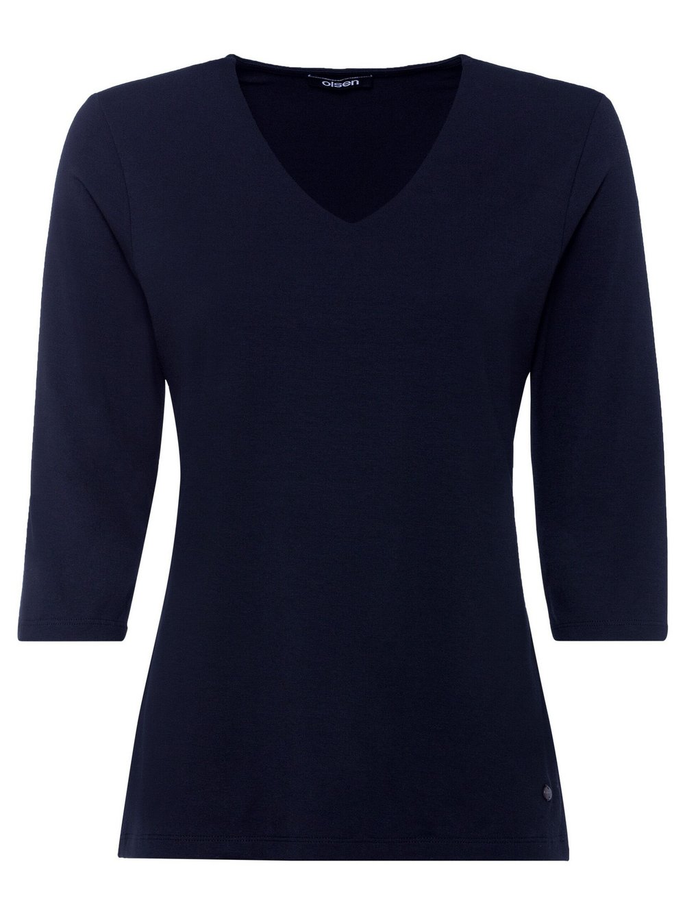 Olsen Shirt Damen Baumwolle blau, 40