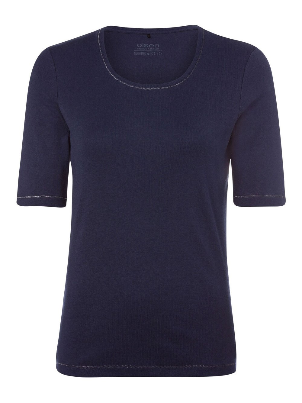 Olsen Shirt Damen Baumwolle blau, 46