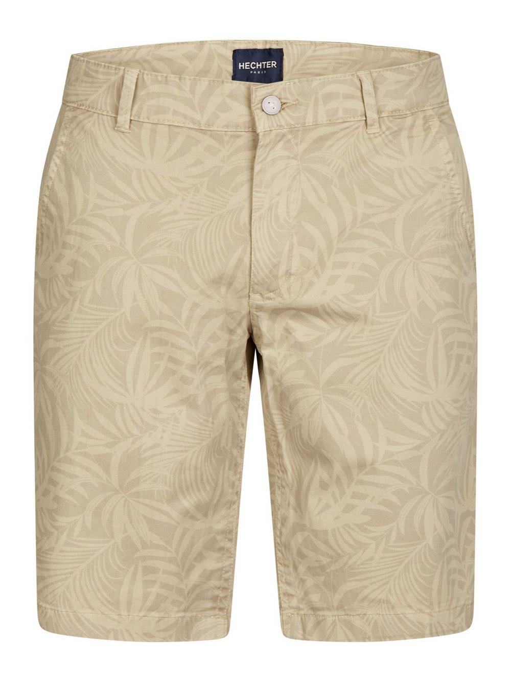 Daniel Hechter Bermuda-Shorts Herren Baumwolle beige gemustert, 36