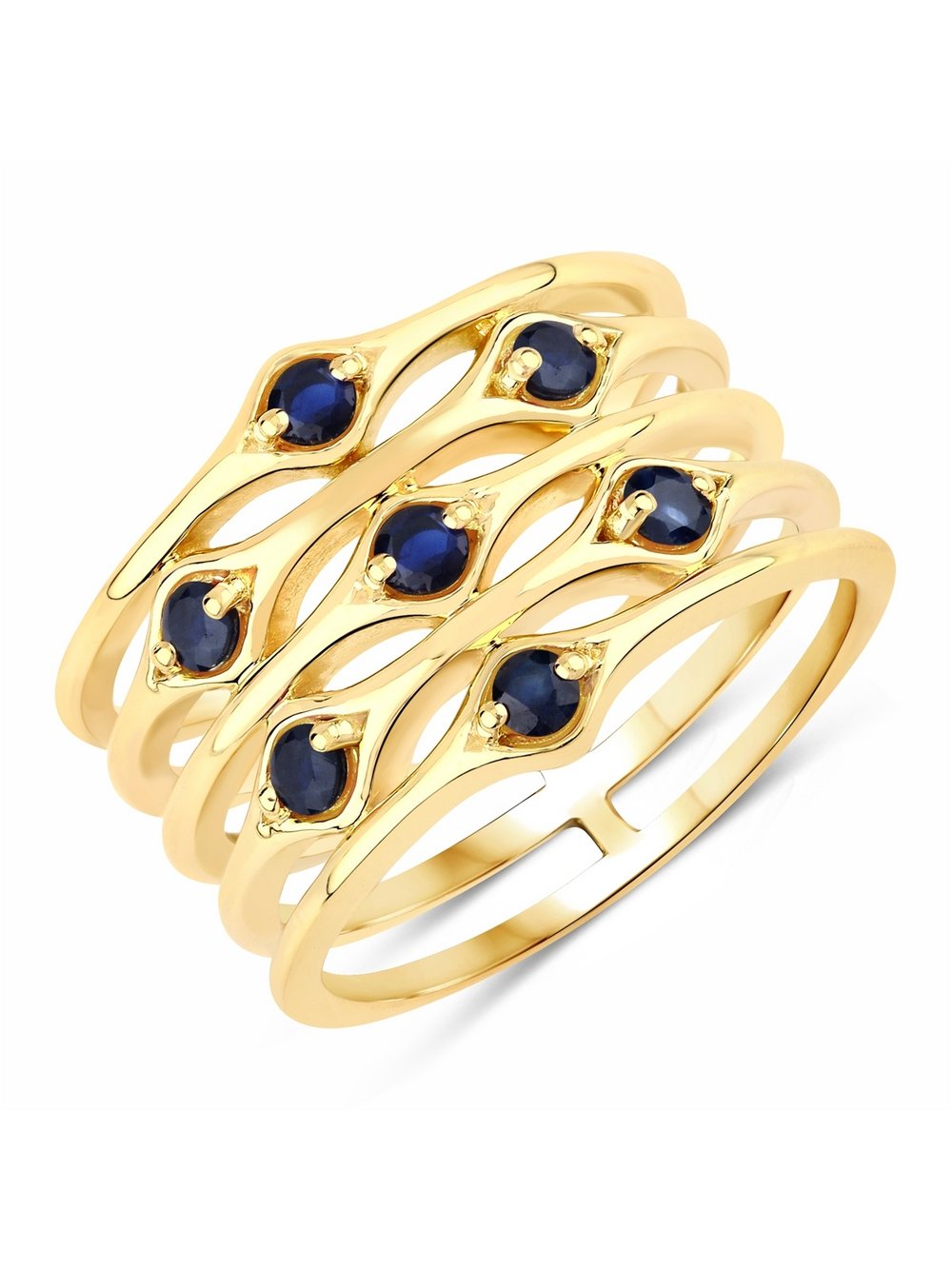 Rafaela Donata Ring Damen Sterlingsilber gold, 50