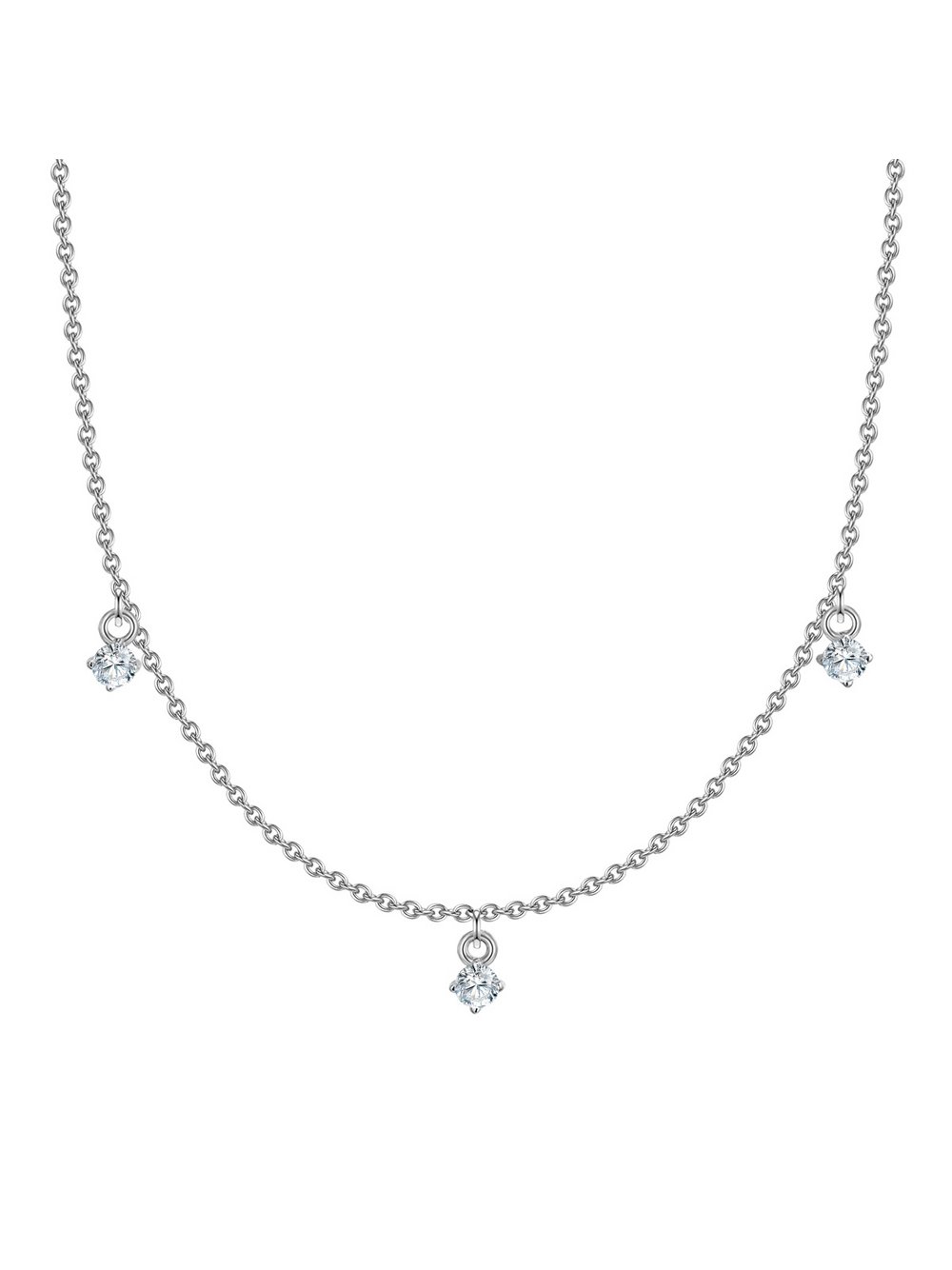 Thumbnail - Glanzstücke München Silberhalskette Damen Sterlingsilber silber, ONE SIZE
