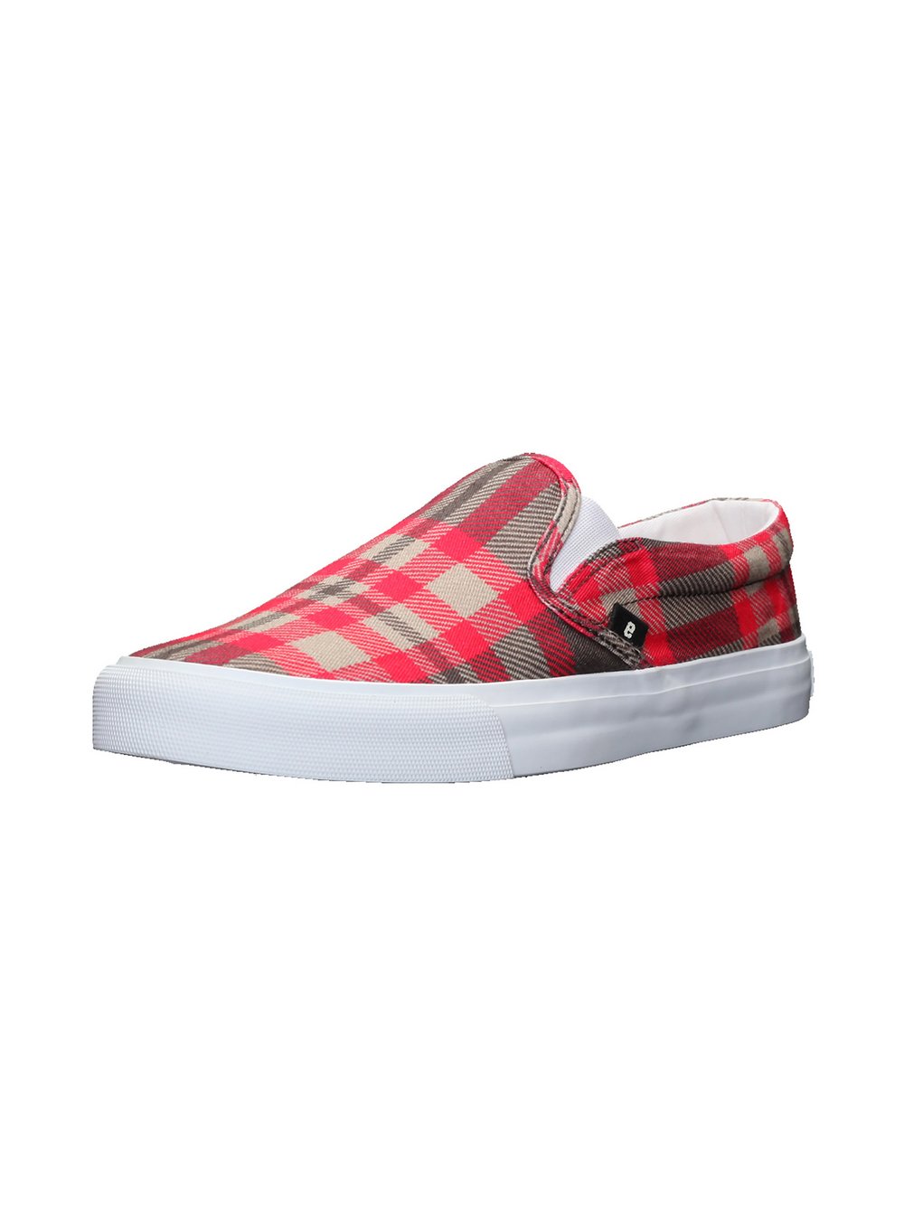 Thumbnail - Ethletic Sneaker Damen Baumwolle rot kariert, 38