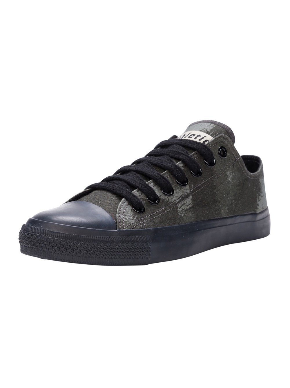 Ethletic Canvas Sneaker Damen Baumwolle grün gemustert, 37