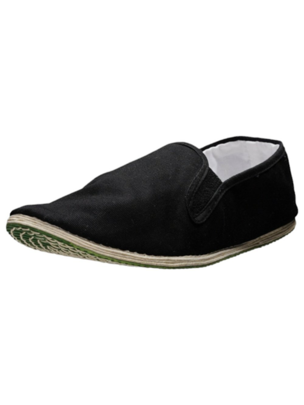 Ethletic Kung Fu Slipper Damen Baumwolle schwarz gemustert, 39