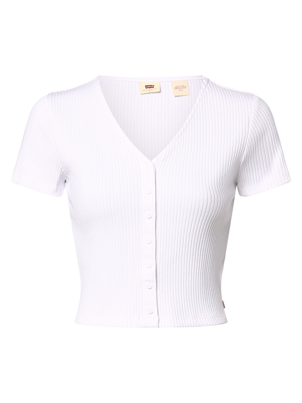 Levi's Koszulka damska Kobiety Bawełna biały jednolity, XS