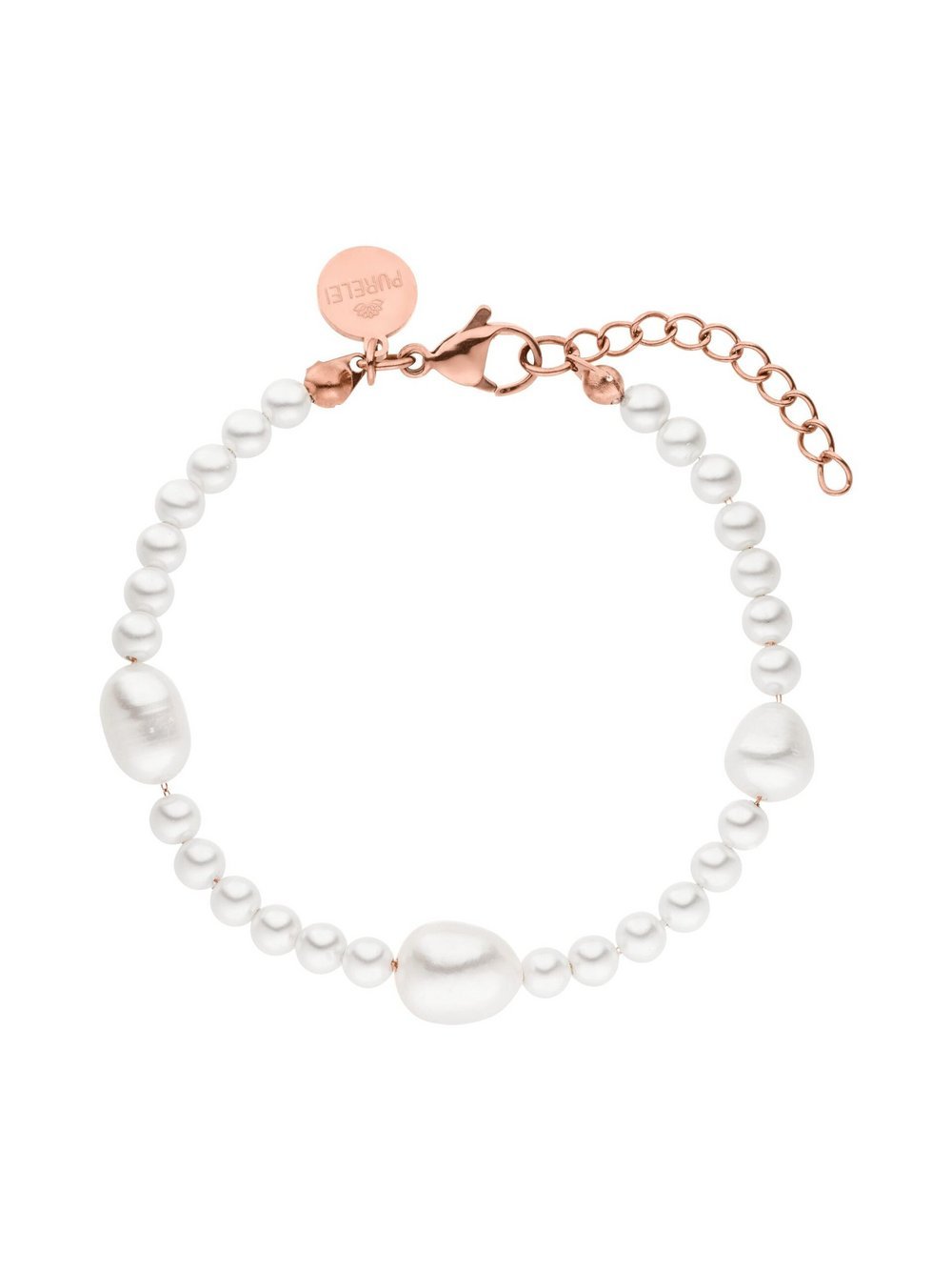 Purelei Armband Damen Edelstahl roségold, ONE SIZE