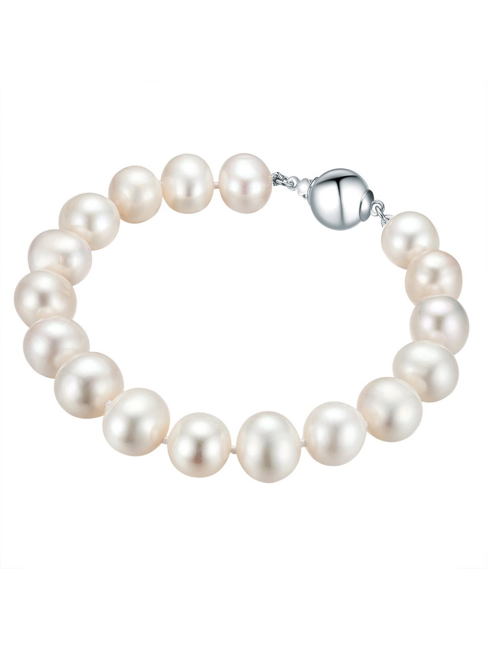 Valero Pearls Armband Damen Perle weiß, 21