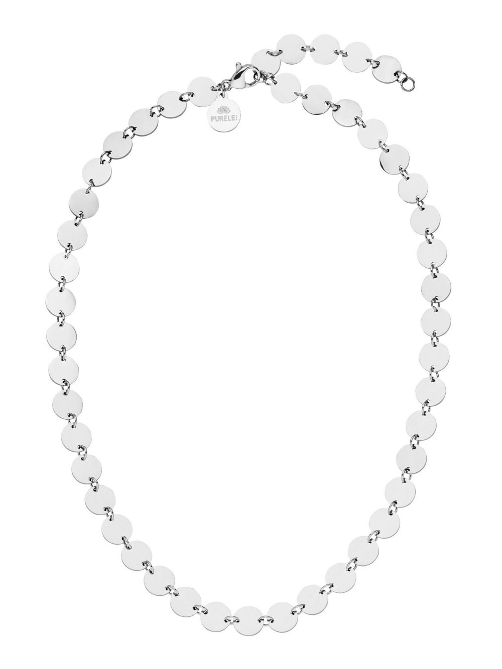 Purelei Collier Damen Edelstahl silber, ONE SIZE