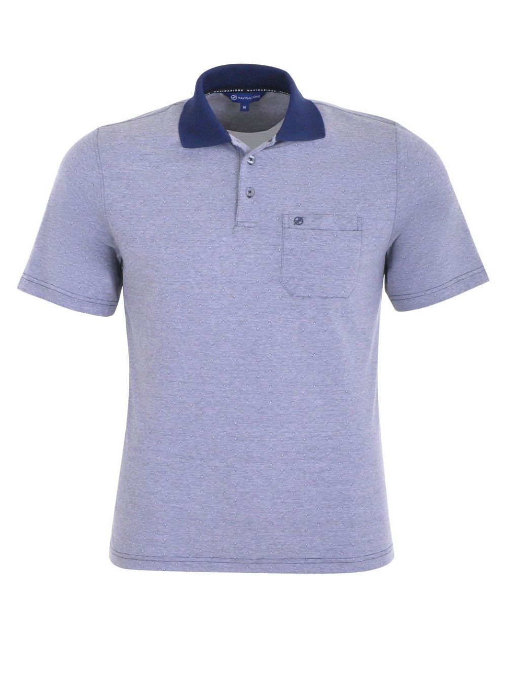 Navigazione Poloshirt Herren blau, L