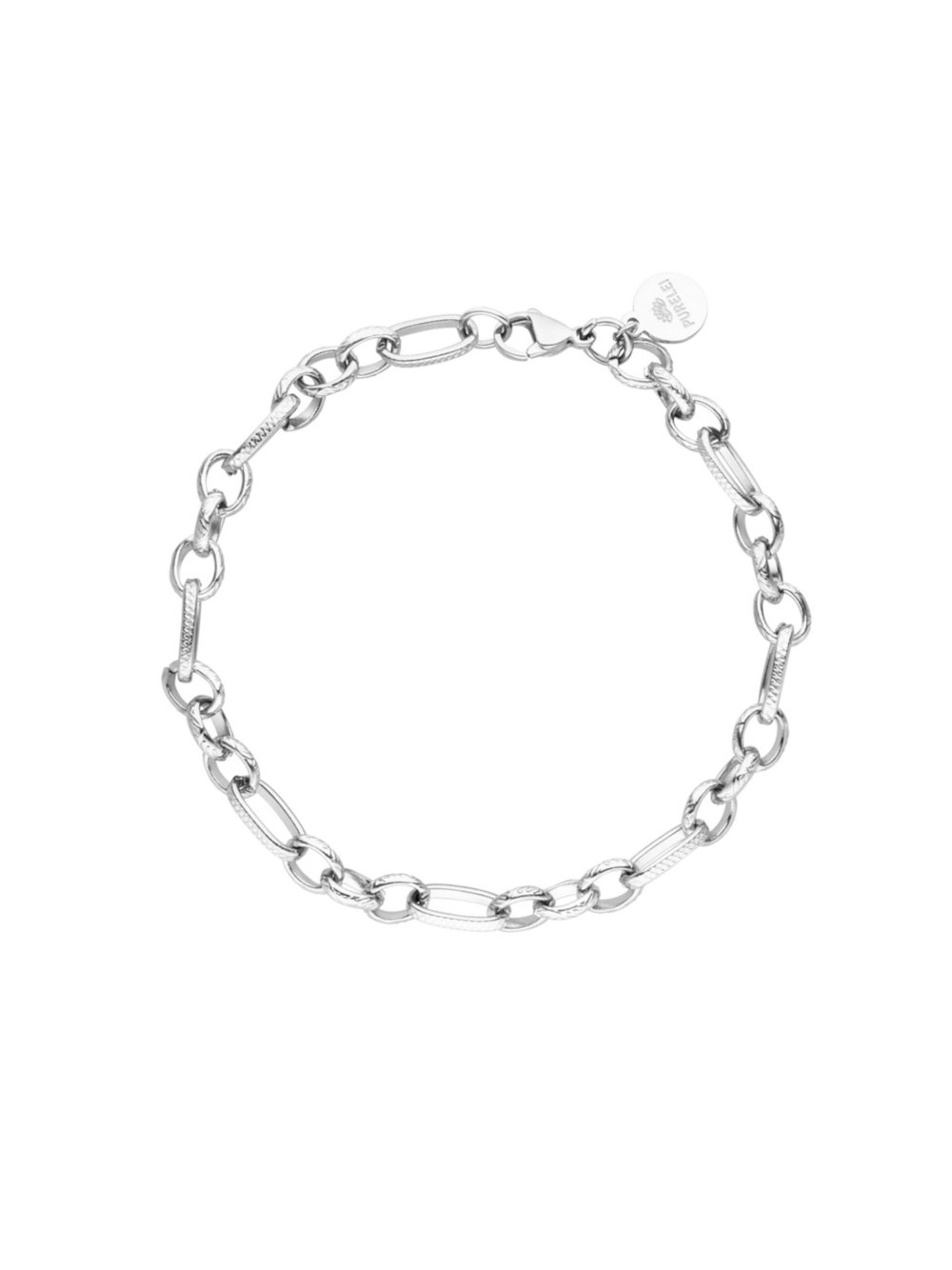 Purelei Armband Damen Edelstahl silber, ONE SIZE