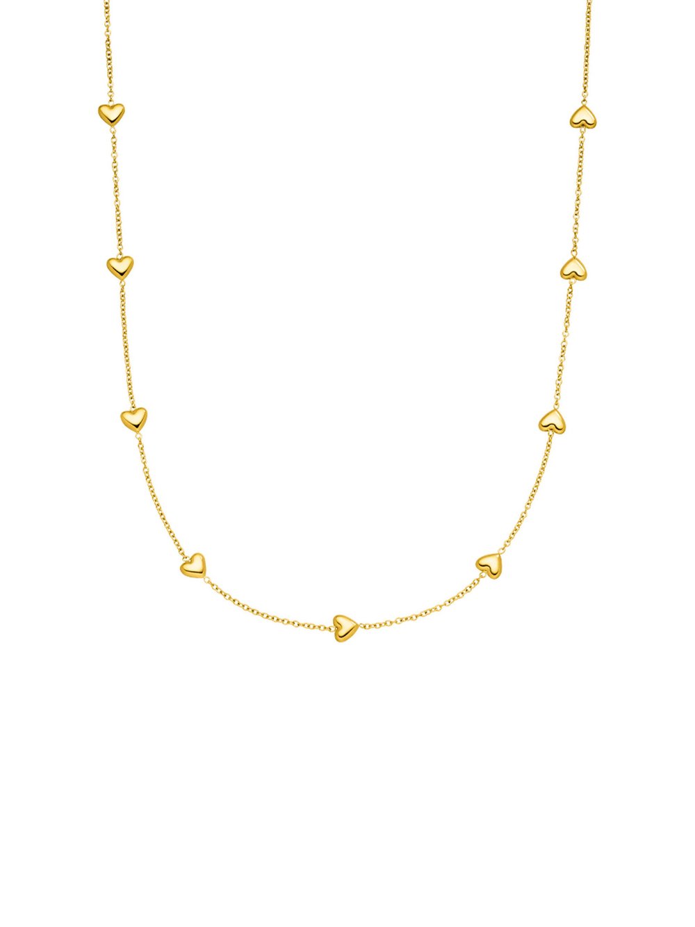 Purelei Gliederkette Damen Edelstahl gold, ONE SIZE