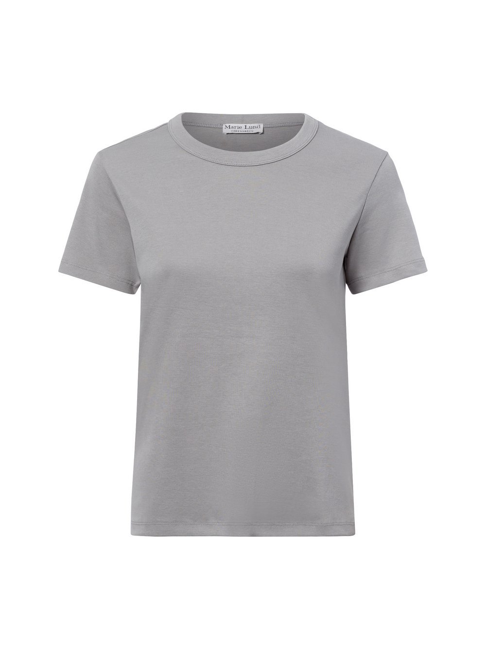 Marie Lund T-Shirt Damen Baumwolle grau, XS