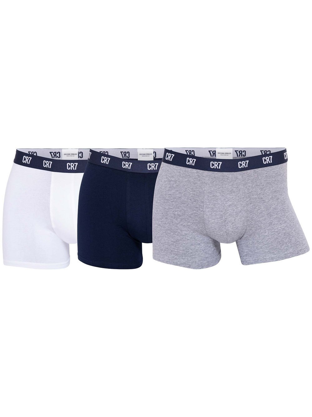 CR7 Boxershort 3er Pack Herren Baumwolle grau, XL