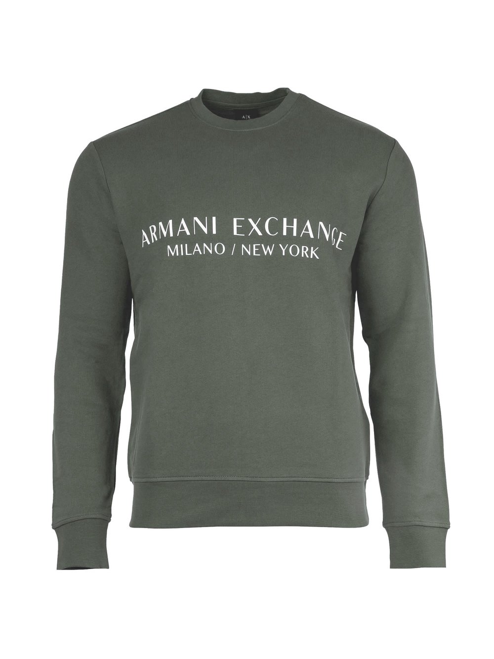 Armani Exchange Sweatshirt Herren Baumwolle grün, S