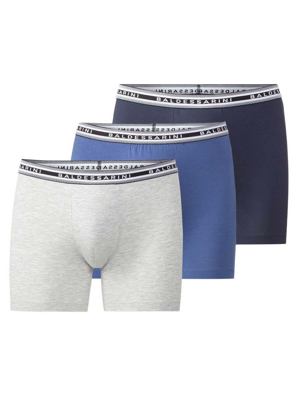 Baldessarini Boxershort 3er Pack Herren Baumwolle mehrfarbig, L