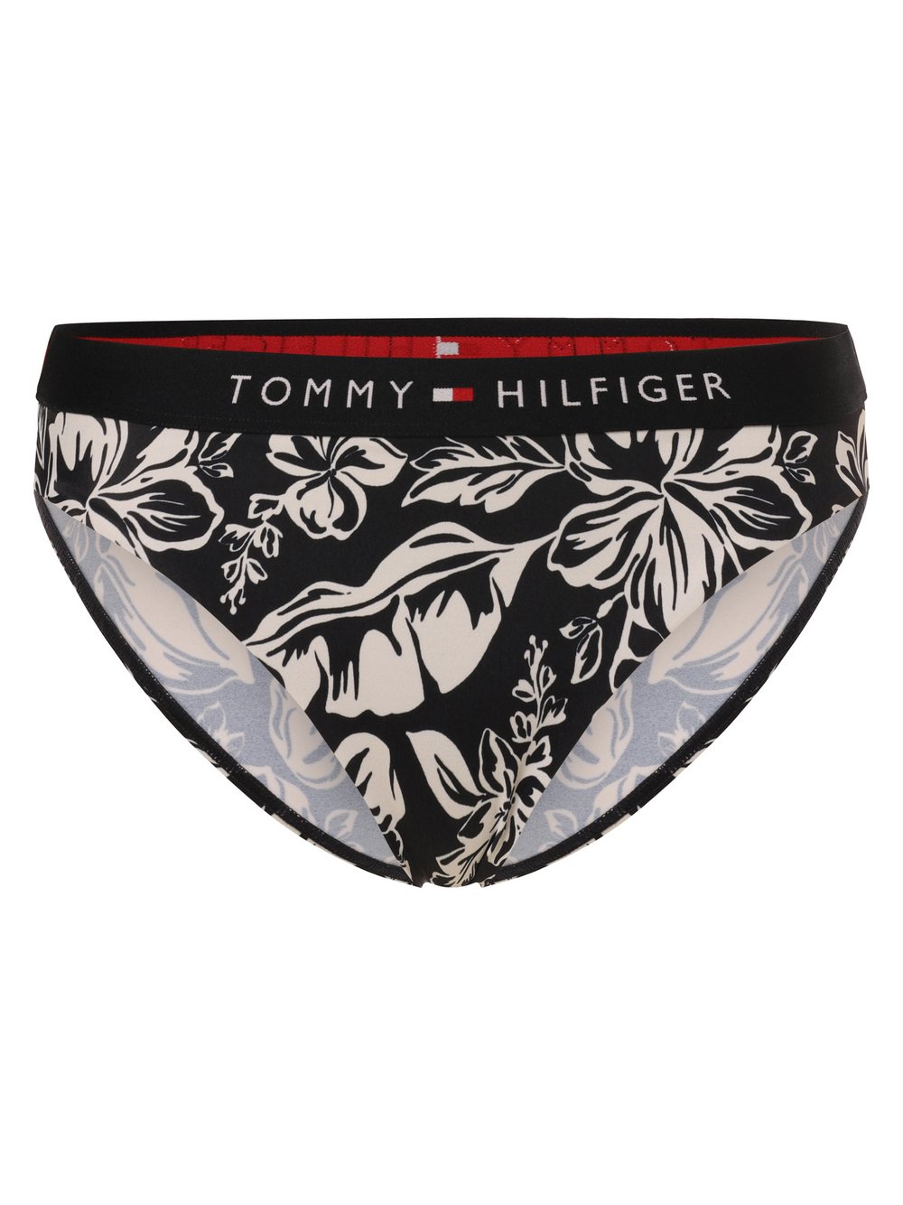 Tommy Hilfiger Bikini-Hose Damen Polyamid blau gemustert, L