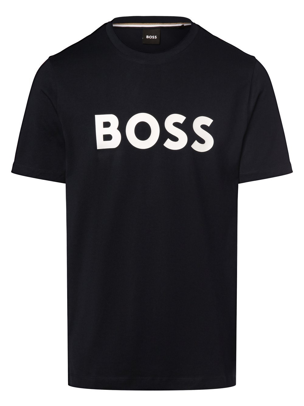 BOSS T-Shirt Herren Baumwolle blau bedruckt, M