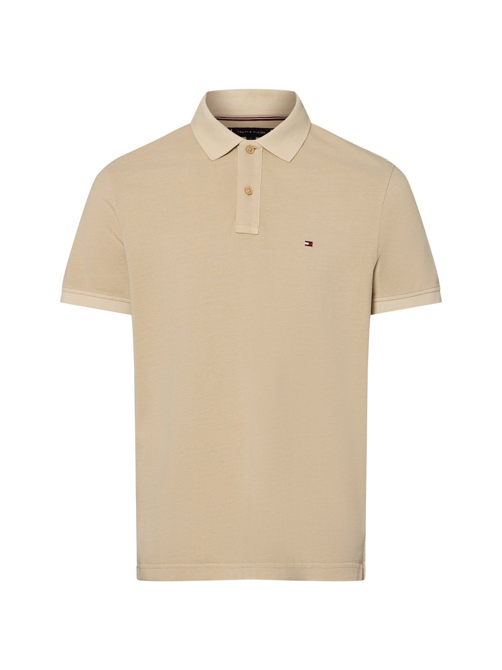 Tommy Hilfiger Poloshirt Herren Baumwolle beige, L