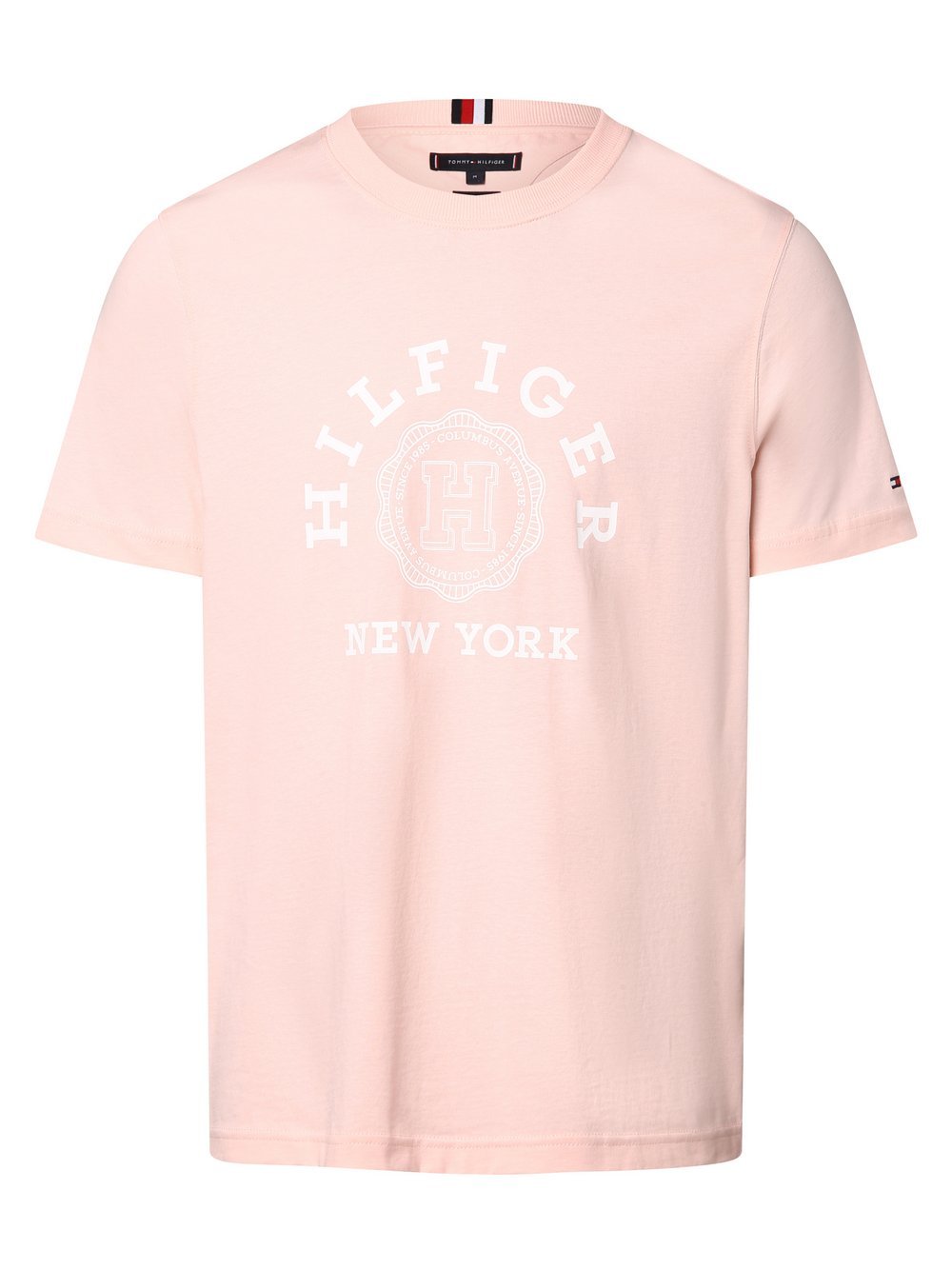 Tommy Hilfiger T-Shirt Herren Baumwolle rosa bedruckt, L