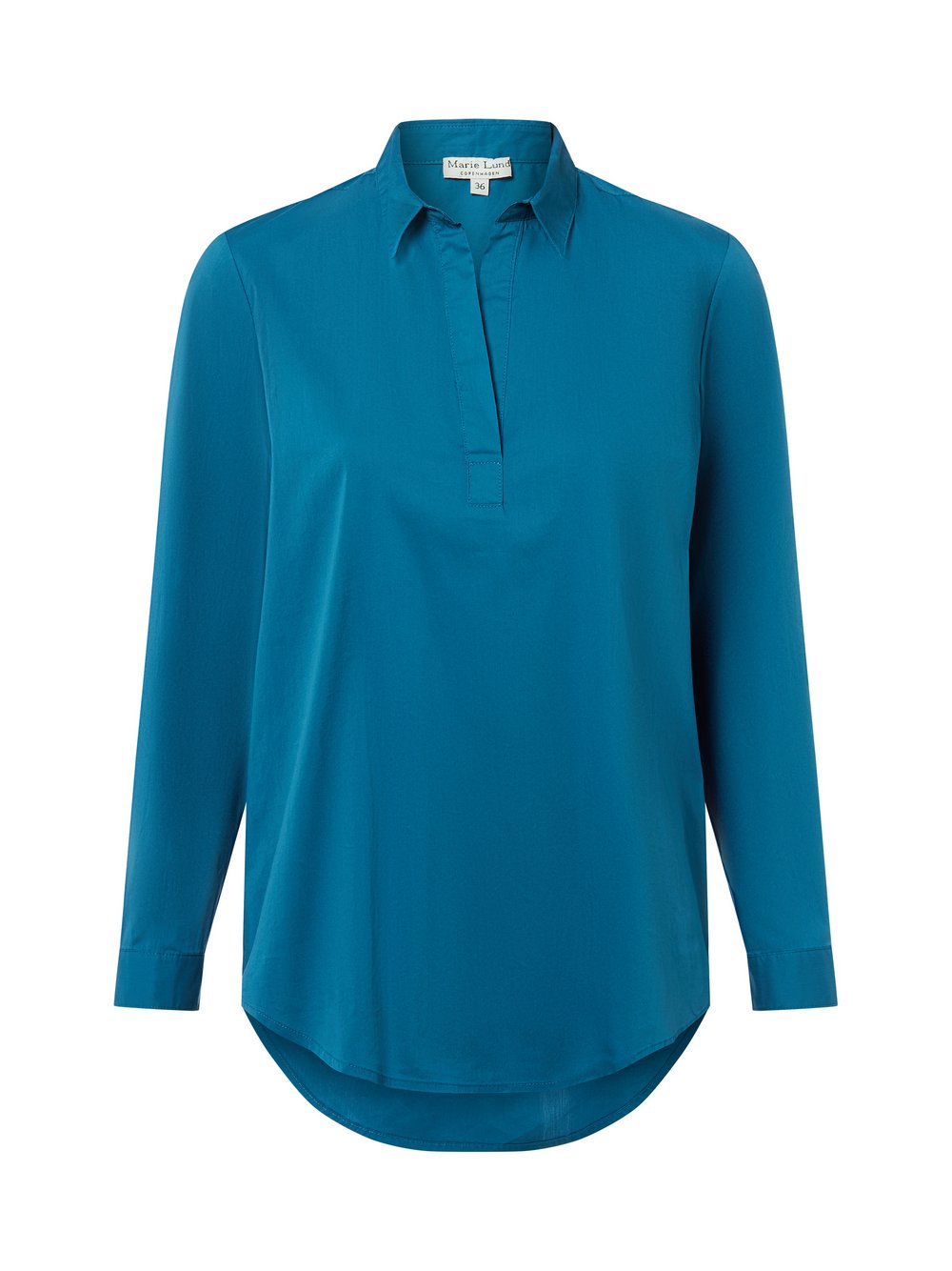 Marie Lund Blusenshirt Damen Baumwolle blau, 38