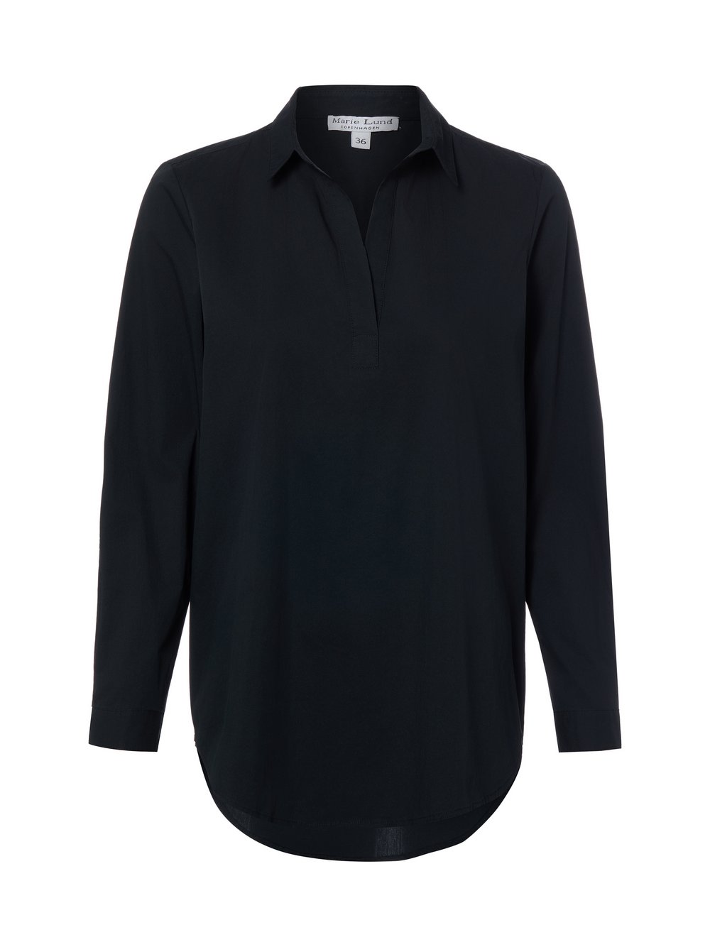 Marie Lund Blusenshirt Damen Baumwolle schwarz, 38