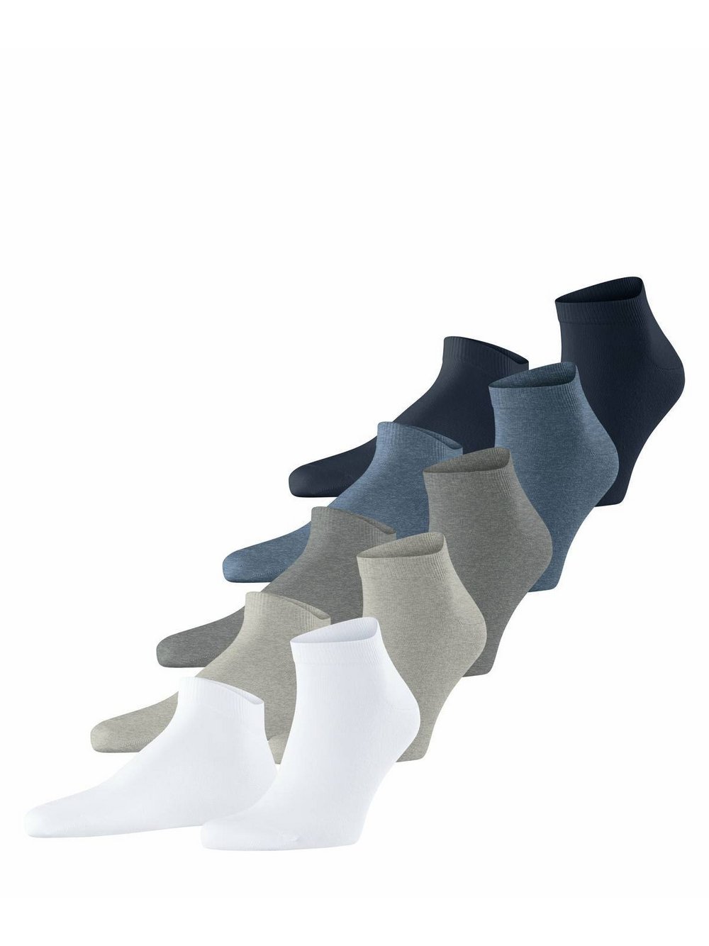 Esprit Casual Socken 5er Pack Herren Baumwolle blau, 40-46