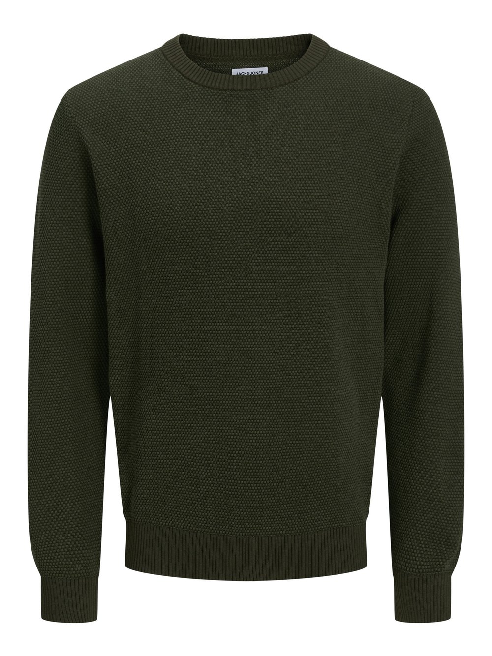 Thumbnail - Jack & Jones Strickpullover Herren Baumwolle grün, L