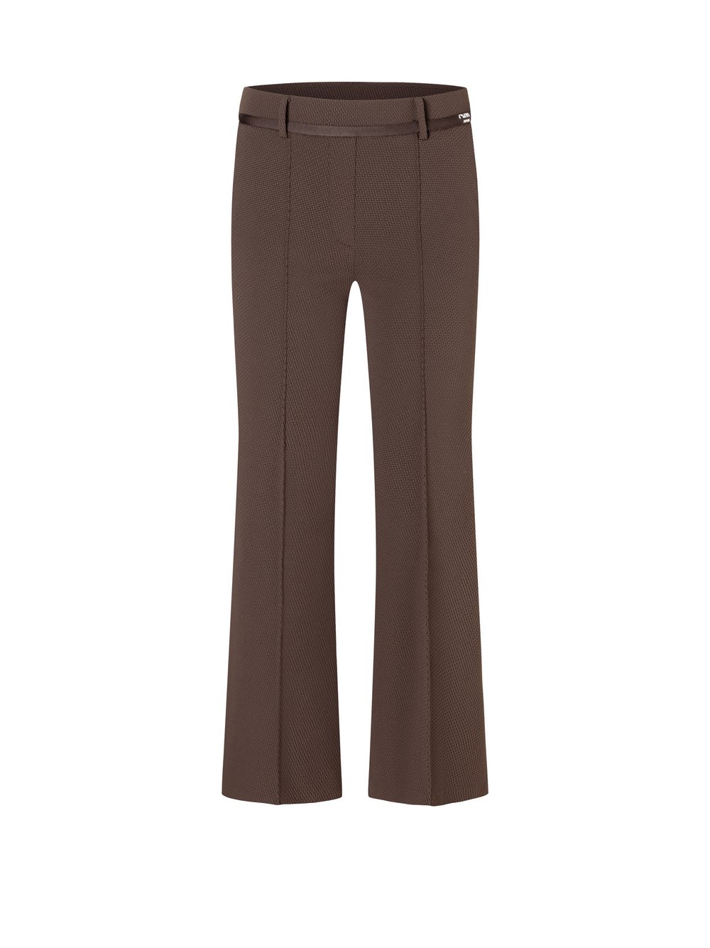 Cambio Hose Damen Polyamid braun strukturiert, 38