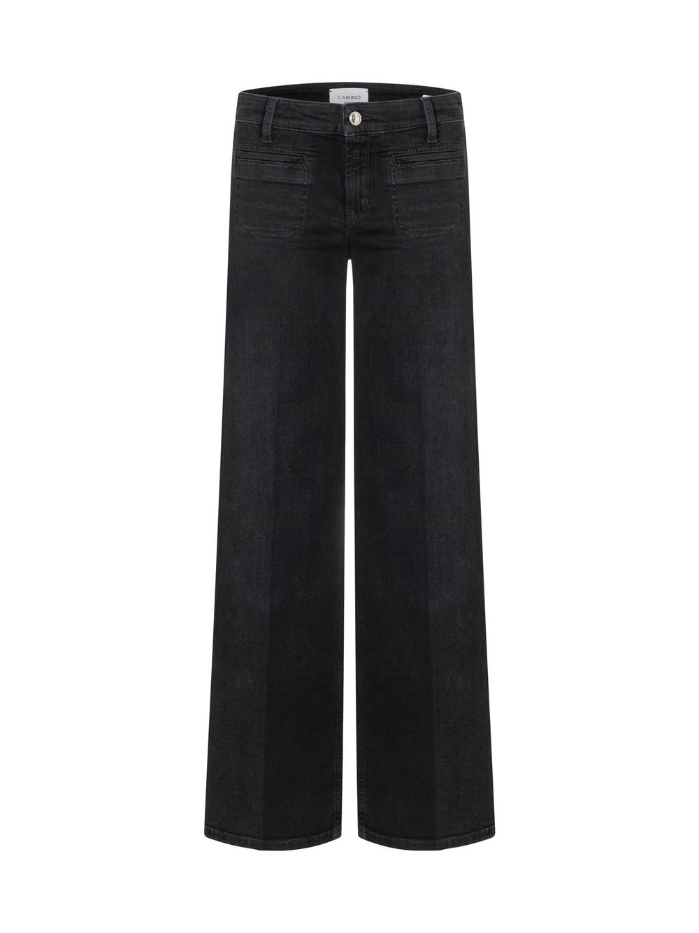 Cambio Straight Fit Jeans Damen Baumwolle schwarz, 36