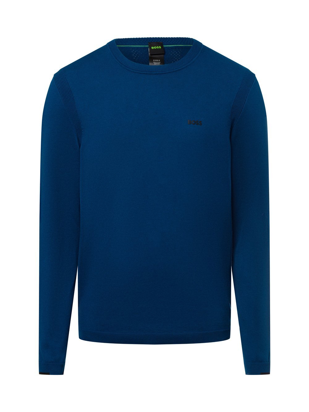 BOSS Green Strickpullover Herren Feinstrick blau, L