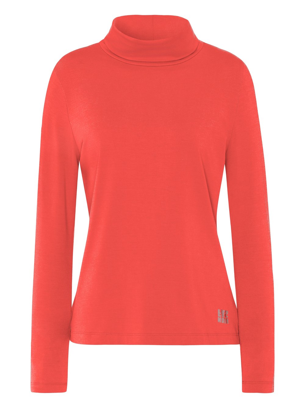 TUZZI Langarmshirt Damen Baumwolle orange gemustert, 42