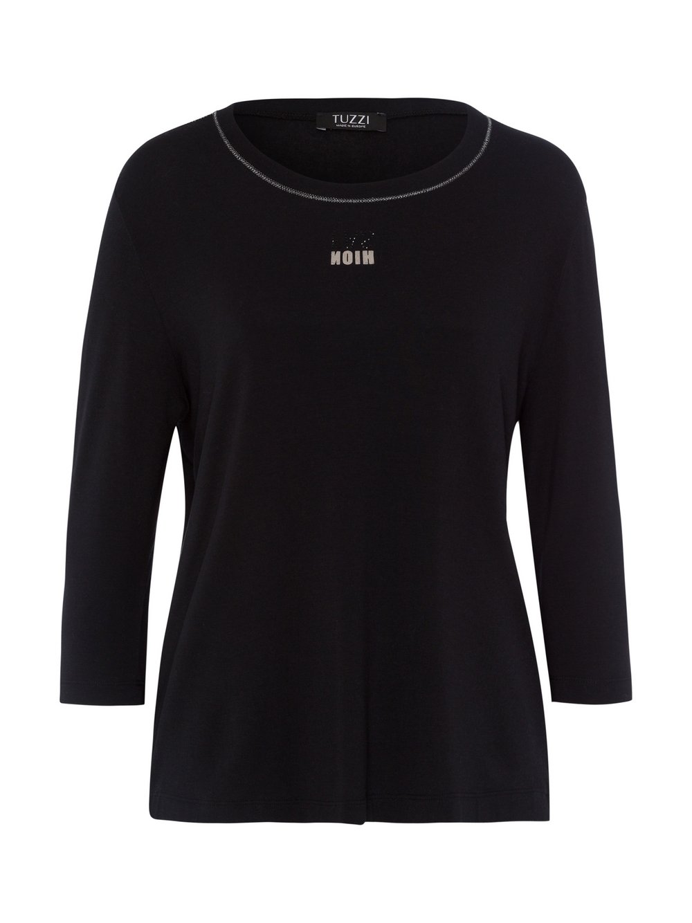 TUZZI Shirt Damen Baumwolle schwarz, 34