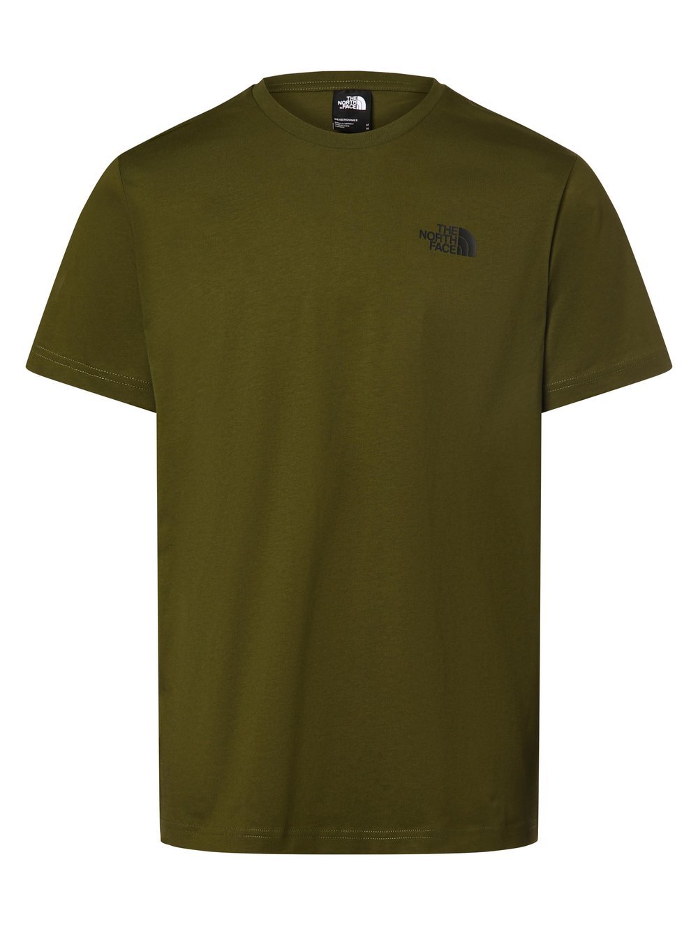 The North Face T-Shirt Herren Baumwolle grün bedruckt, XS